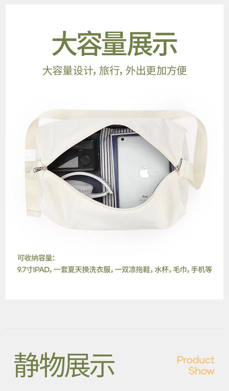 SPRING NEW CROSS-BORDER WATERPROOF LARGE CAPACITY DRY AND WET SEPARATION TRAVEL BAG LEISURE STORAGE YOGA SWIMMING FITNES
