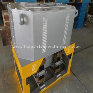 Buy cheap 200KW Two Bath Induction Copper Melting Furnace For Gravity Casting 500kg / H product