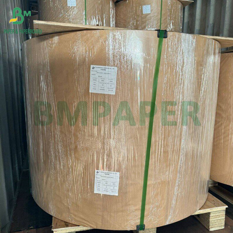  80gsm High Expansible White Kraft Paper For Wheat Flour Bags Tear Resistant