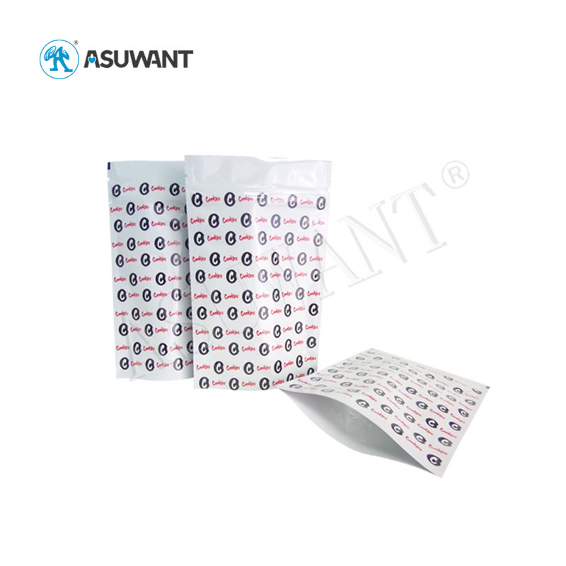Durable Glossy Matte Stand Up Zipper Bags k Smell Proof Snack Packaging