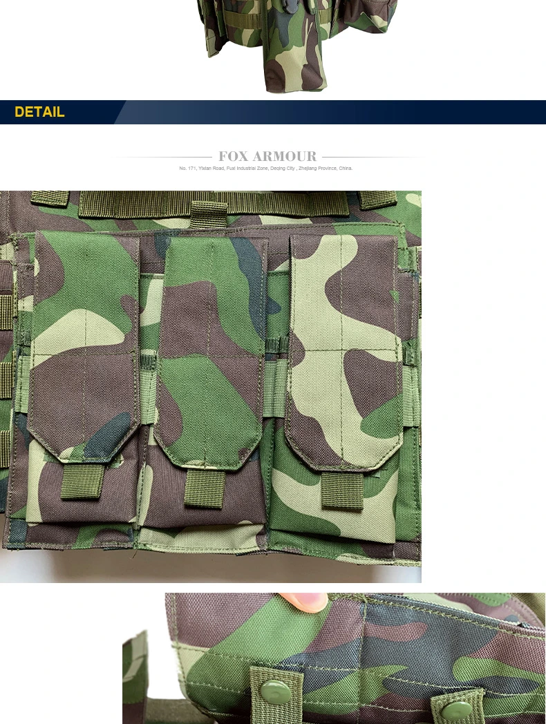 Camouflage Breathable Tactical Vest with Molle system