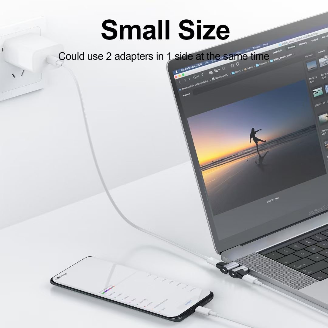 Magnetic USB Type C Adapter 24 pins for Thunderbolt 3