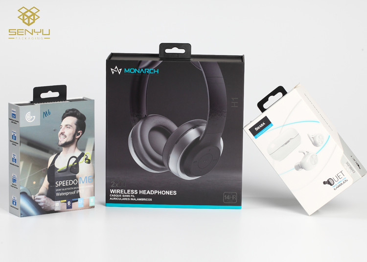 Recyclable Headphone 950g/Sm Paper Box Packaging