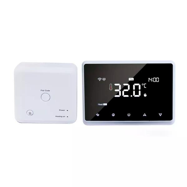 Smart Water Floor Heating Room Thermostat Touch Screen Lcd Display Gas Furnace