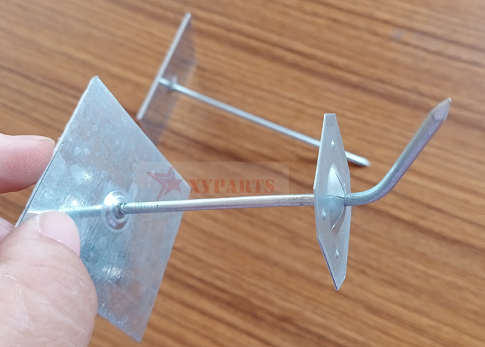 2-1/2" Galvanized Rock Wool Insulation Stick Pins With Washers