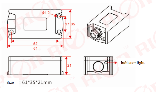 5V Output EMC Dynamic Inclinometer Geological Monitoring Digital Tilt Meter