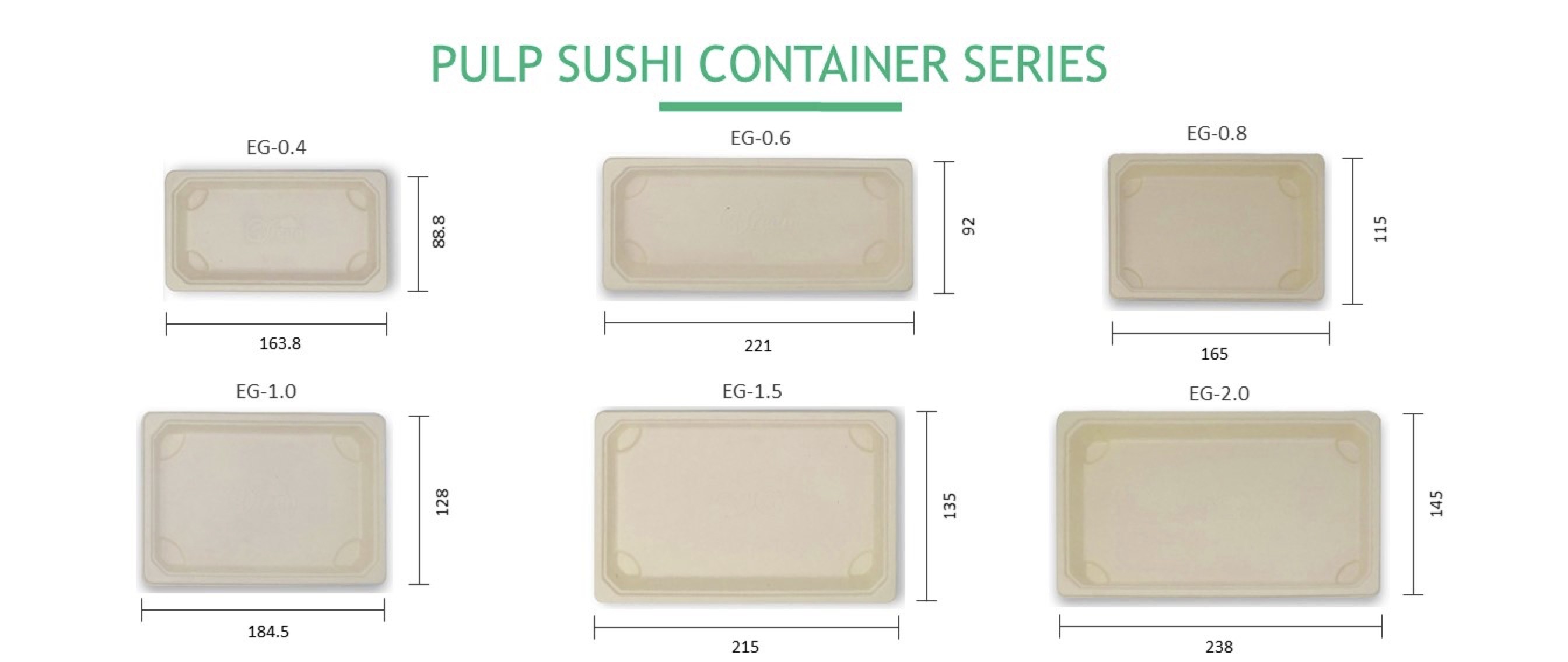 Paper Sushi Biodegradable Take Away Box Disposable