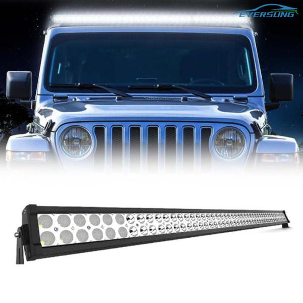 6000K White Car Spares Parts 30000 Lumens IP67 52 Inch Light Bar For Jeep