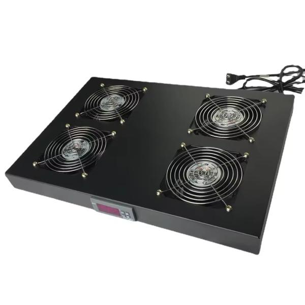 Rack Mounted 2 Cooling Fan 4 Fan Unit Network Cabinet
