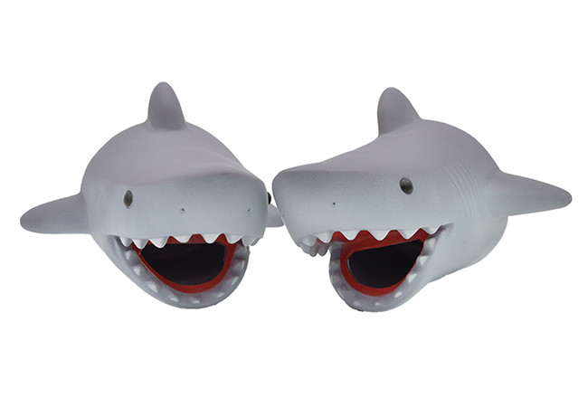 Gray Color Kids Faucet Extender Baby Kids Hand Wash Helper Shark Shape Durable Plastic