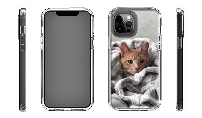 1.23mm Raised Lip Full Body Rugged Bumper Cell Phone Case