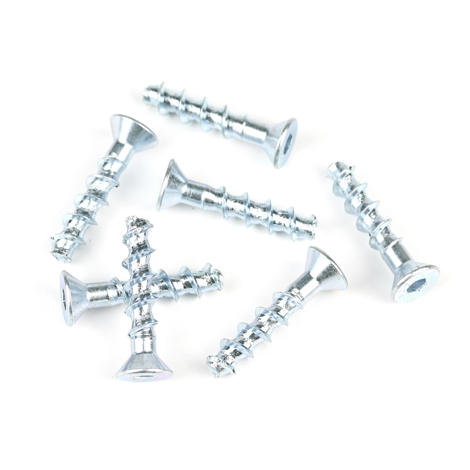 Metric Zinc Plated M6 40mm Socket Hexagon Bolt Countersunk Anchor Screw for Fastening