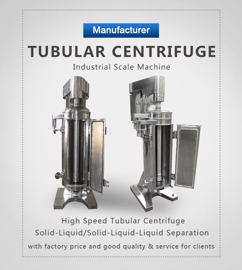 ZONELINK tubular avocado oil centrifuge separator producer