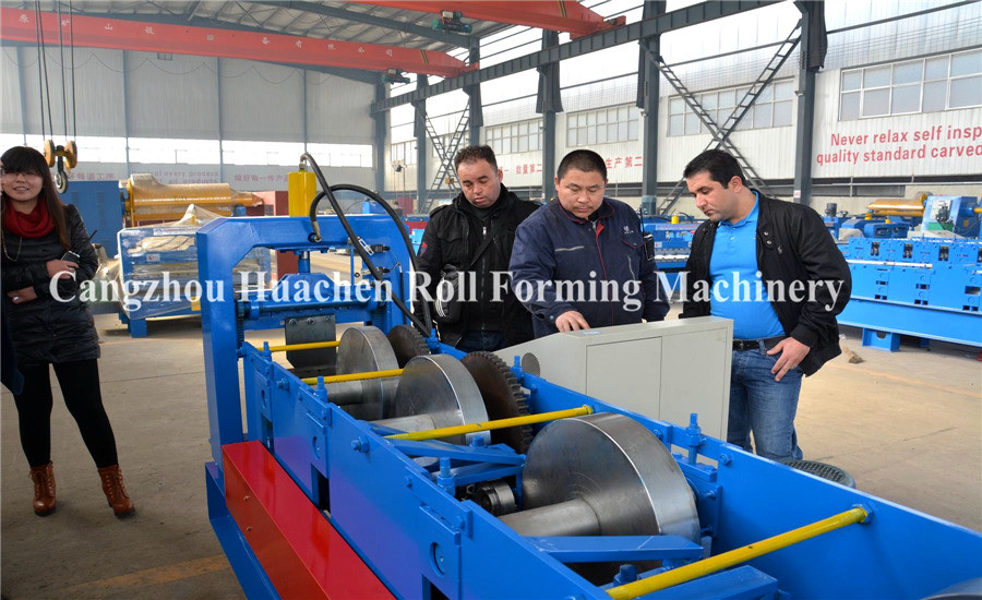 Portable Gutter Roll Forming Machine , 3 Phase Metal Roofing Roll Forming Machine