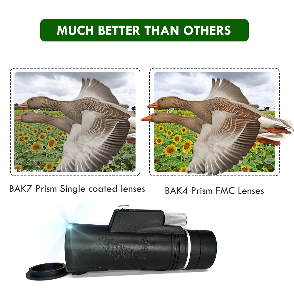 10x42 Cell Phone Camera Telescope HD Dual Focus Compass