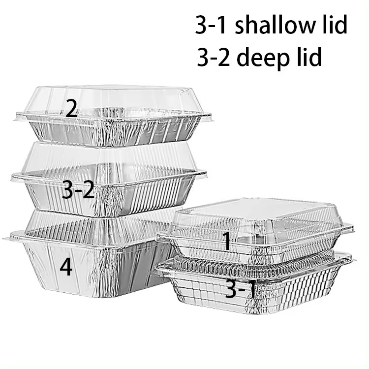 Disposable Pan Alu Foil Containers 800ml Disposable Baking Sheets