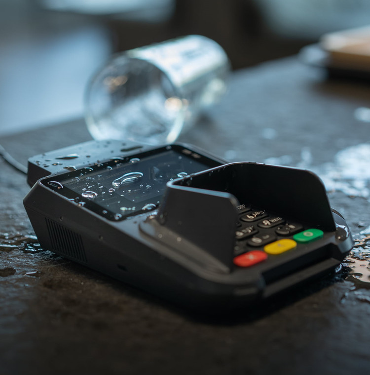 Financial Smart Pin Pad Pos Terminal 2D Scanner Portable For Retail Stores