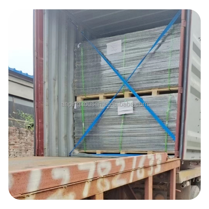Galvanized Defence Barriers 2x1x1 Flood Protection Barrier Bastion Wall Square Hole