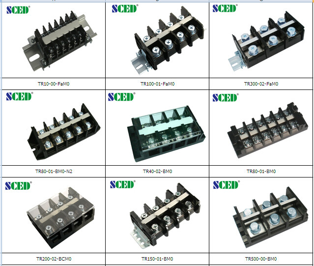 45.00mm High Current Terminal Block Mount Din Rail Screw Terminal