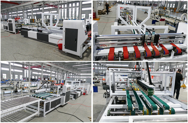 Sheet Corrugation Corrugated Box Folder Gluer Machine