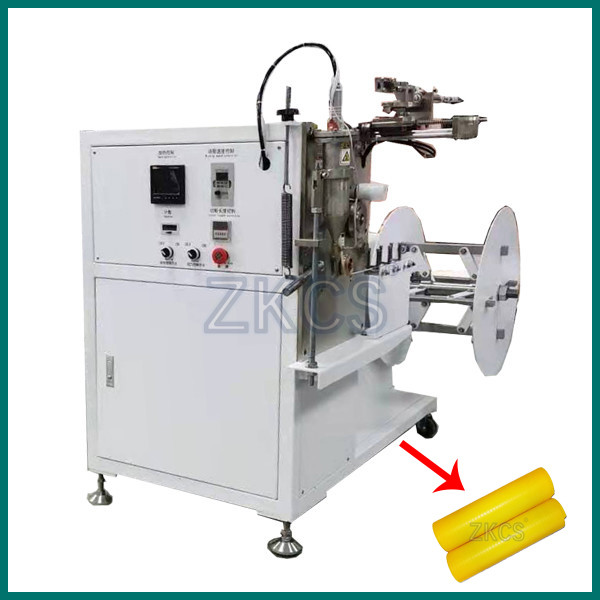 Automatic Pp Pe Strip Spiral Winding Machine Hot Air Style 25-150mm
