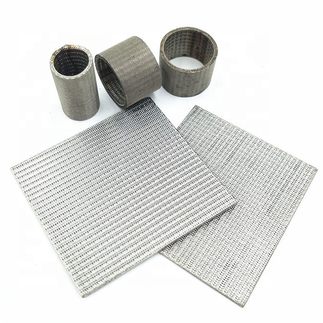 High Temperature Resistant Sintered Wire Mesh Filter Screen For Water Treatment Plant