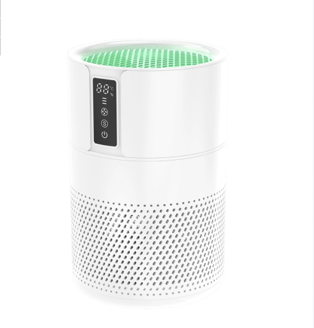 27dB Desktop Hepa Air Purifier 18cm 172ft2 Pet Odor Eliminator