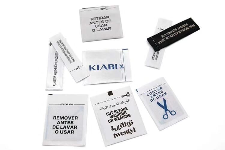 8.2MHz Pouch security label tag for clothing , garment pouch eas alarm label 58KHz