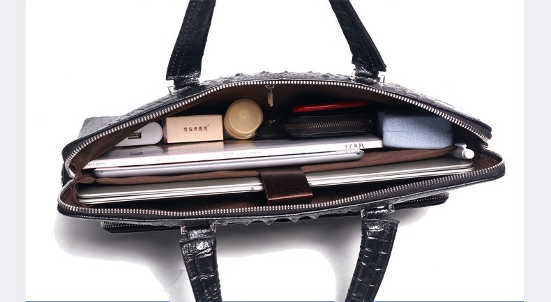 Genunie Leather Laptop Briefacse Messenger Bag For Men BRB07