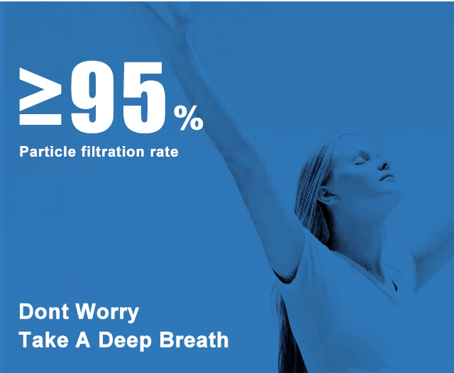 3D Vertical Folding White FFP2 CE Mouth Breathing Protection Nose Dust Face Mask FFP2 KN95