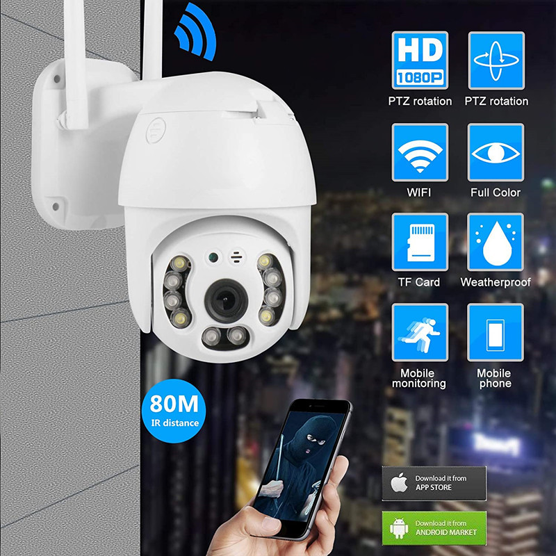 2K HD Dome Wifi Camera 20m Ir With Auto Tracking