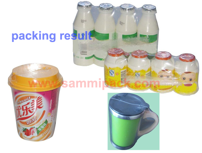 PVC POF Film Heat Tunnel shrink wrapping machine For Books Cartons Bottles