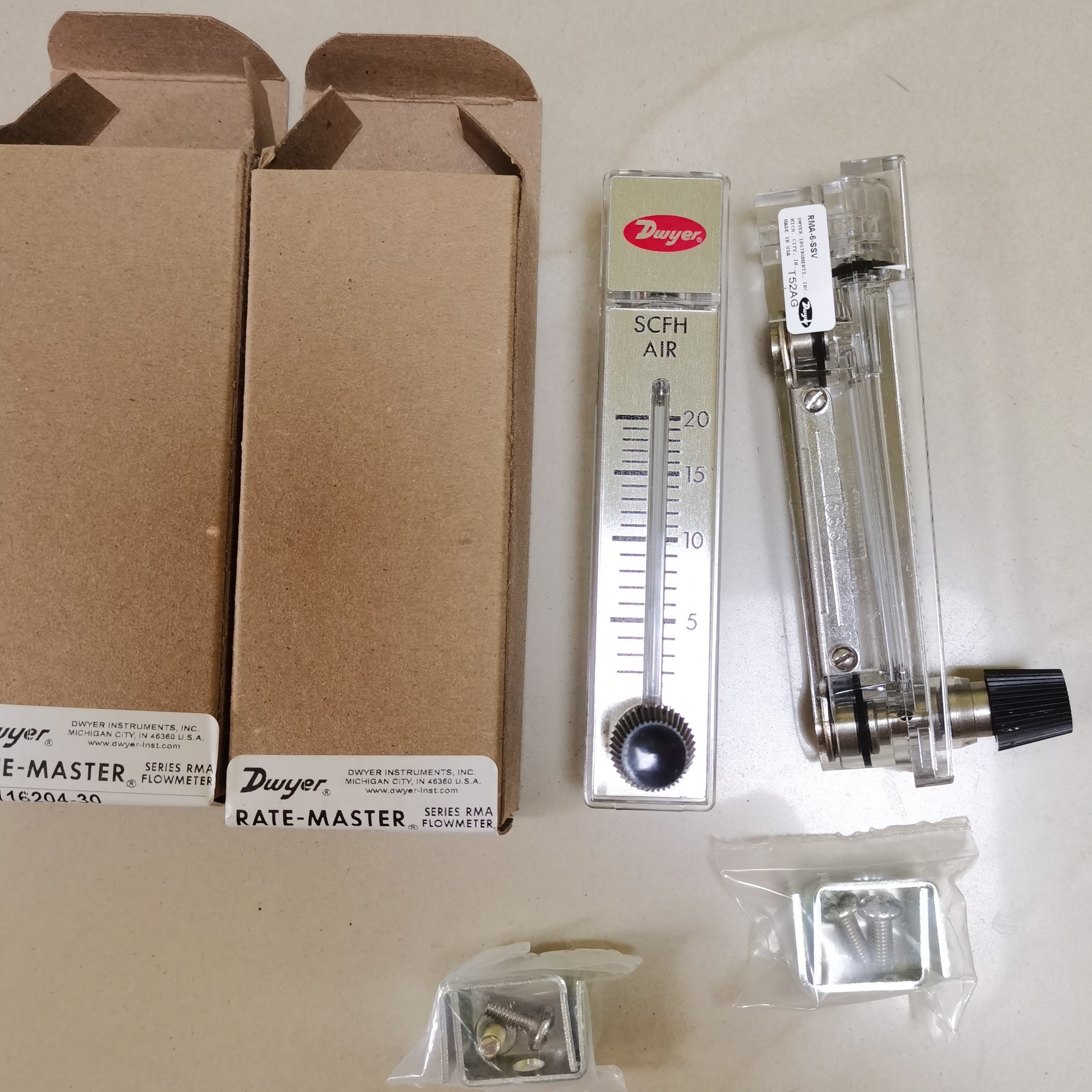 RMA-6-SSV High Accuracy Flow Meter For Air Water ​20mA