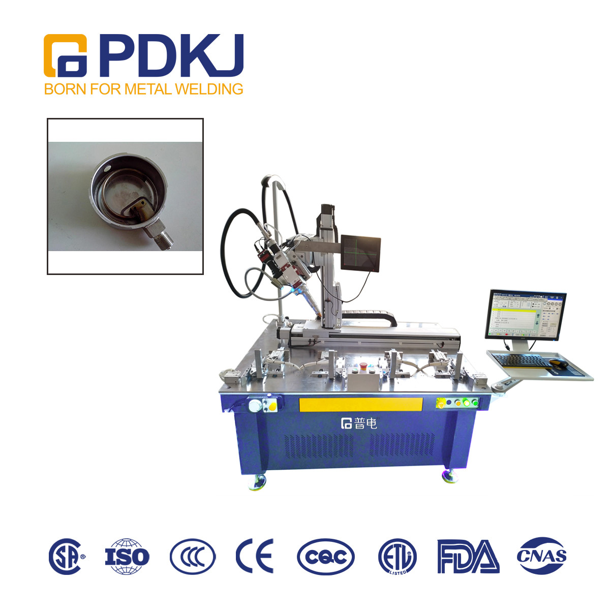 2000W OEM Stud Automatic Laser Welding Machine For Electrical Industry