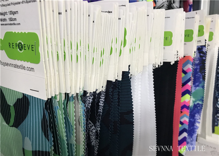 Super Soft Stretch Organic Swimwear Fabric Customized Dyed Solid Colors