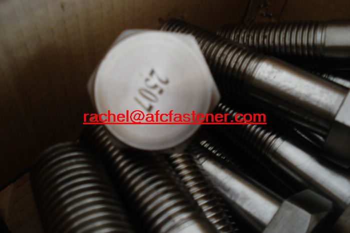 NiCr22Mo9Nb Inconel625 Hex bolt GH3625 GH625 W.Nr 2.4856 NA21 UNS N06625 bolt