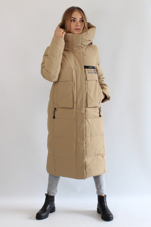 FODARLLOY F22531 Ladies Warm Hooded Cotton-padded Clothes Women Slim Long Winter Jackets Women Coats
