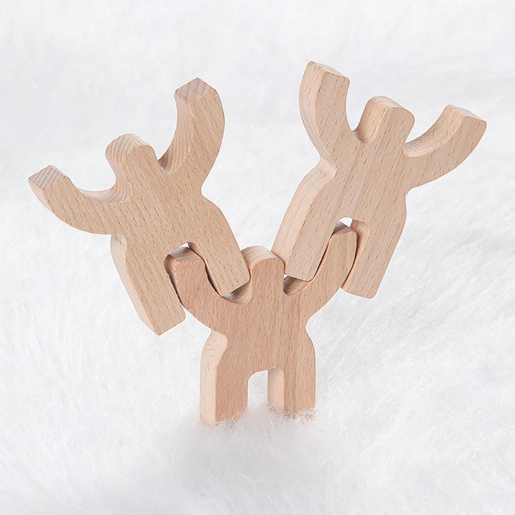 Rounded Wooden Shape Puzzle Toys to Improve The Logic of The