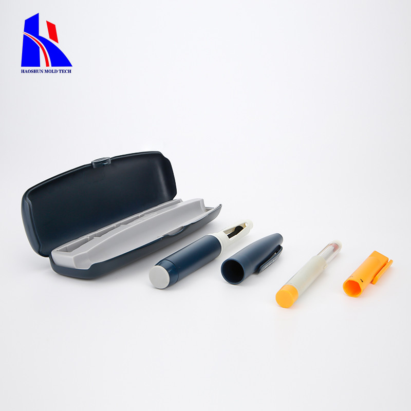 HMT Medical Plastic Injection Molding Parts PBT 855-GY6F042 Texture Finishing