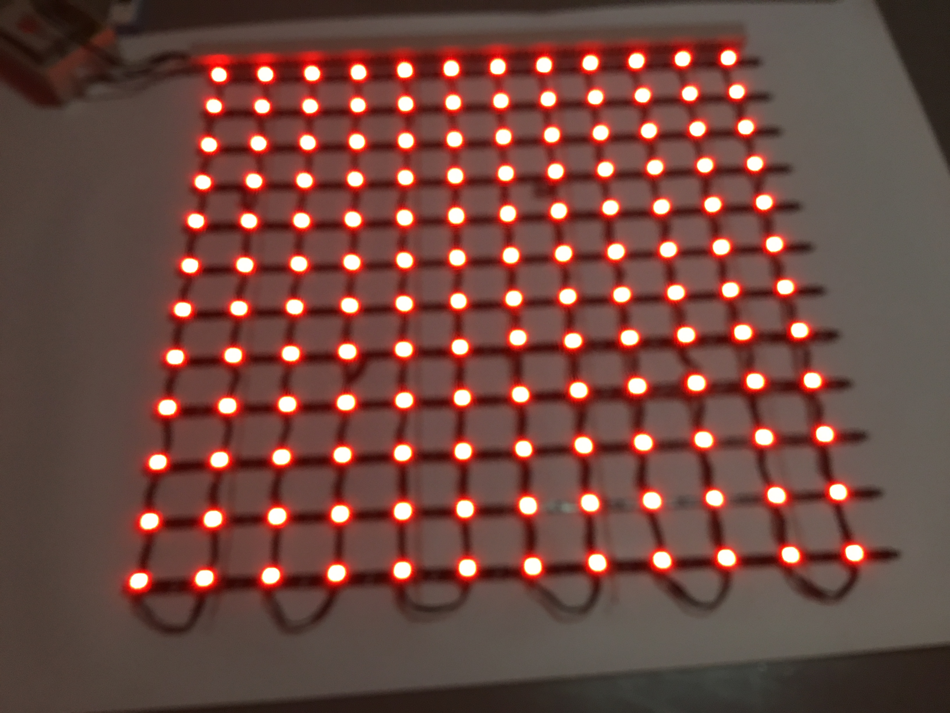 2020 P50 P100 RGB Square Video Wall Led Mesh Screen LED Pixel Screen IP65