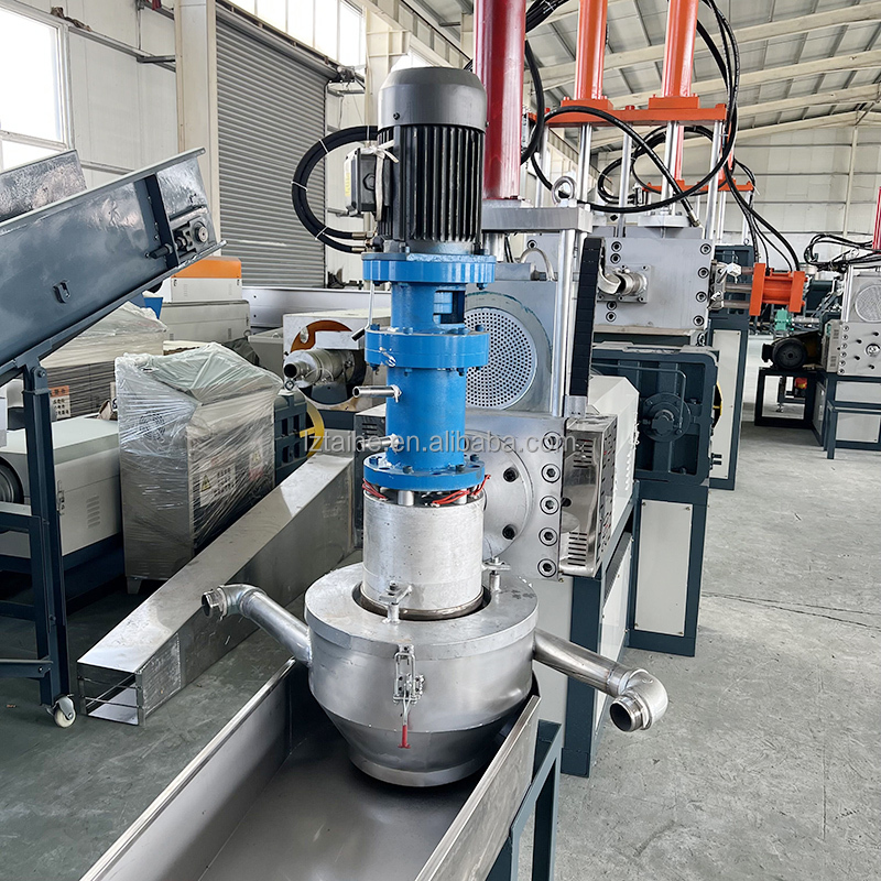 LDPE HDPE Water Ring Cutting Plastic Pelletizer Machines Recycling Pelletizer