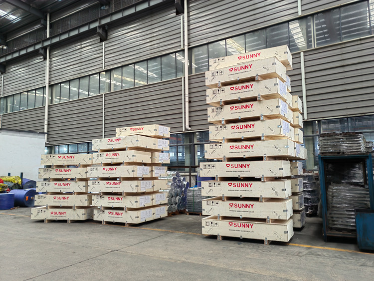 JJ 1200~3000mm 4-Leafs Center Opening Landing Door Device Fireproof Type