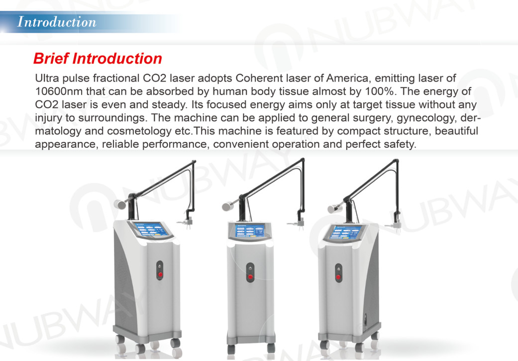 Professional fractional co2 laser Wrinkle Removal medical laser system machines
