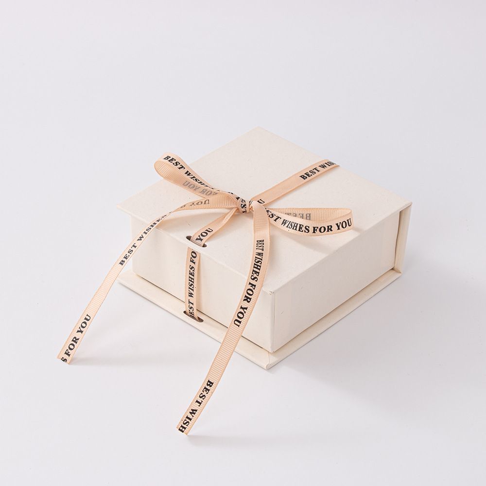 Book Type Ribbon Closure Custom Paper Packaging Carton Box, Cosmetic Jewelry Luxury Cardboard Gift Boxes Paper-Gift-Box