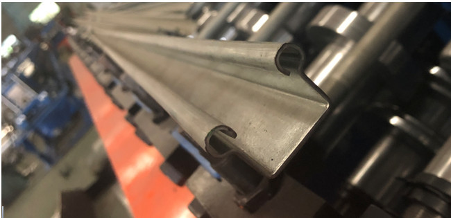 Rolling Shutter Slats Roll Forming Machine , Roller Shutter Door Machine For Metal Sheets
