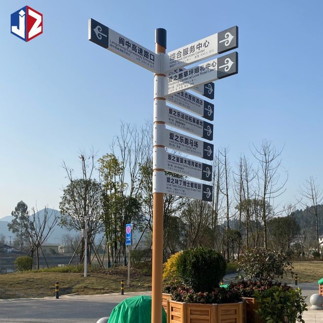 Building Directional Wayfinding Signs Waterproof Low Consumption