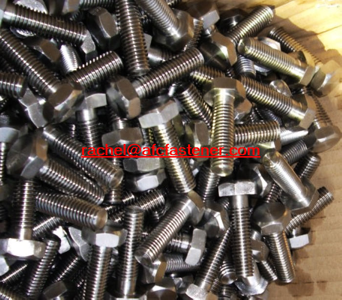 Inconel625 Hex bolt GH3625 GH625 W.Nr 2.4856 NA21 UNS N06625 bolt NiCr22Mo9Nb
