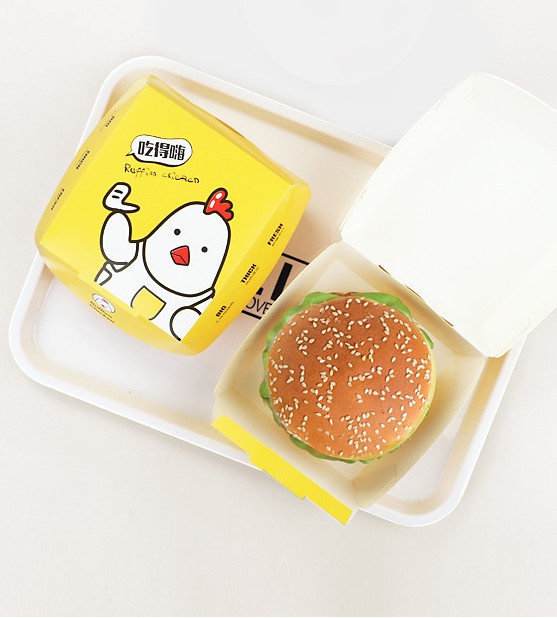 Eco Friendly Burger Box Recycled Materials