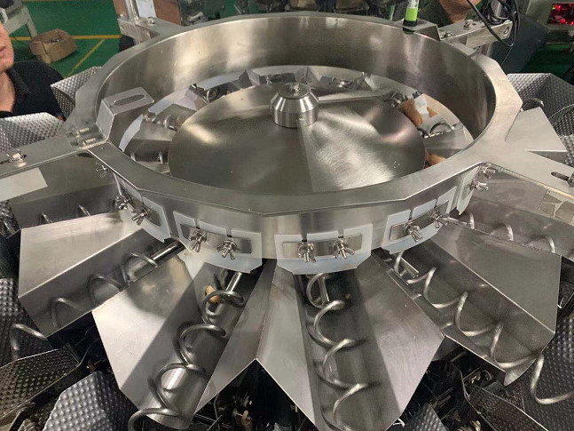Waterproof SS Sticky Oily Food Multihead Screw Weigher