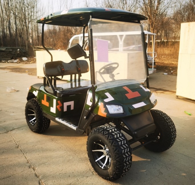 Two-Seater Classic New Energy Lithium Battery Electric Golf Cart With Customizable Color And LOGO